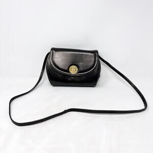 [Vintage] Frenchy of California Silver Metallic Turn Lock Retro Crossbody Bag